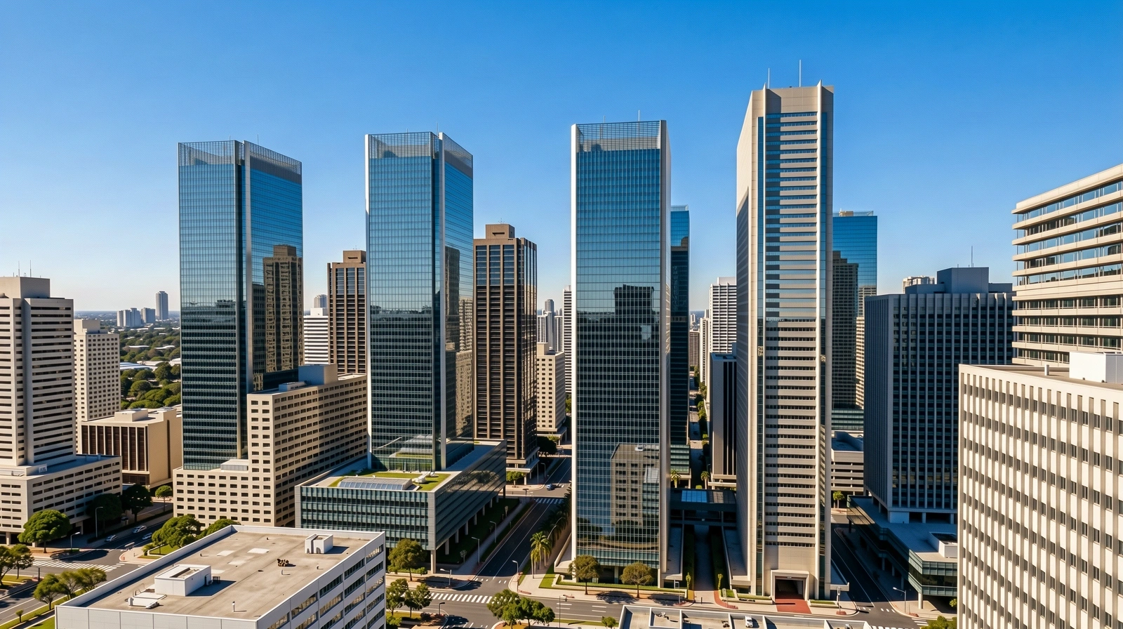 Brisbane Financial District Architecture